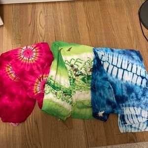 3/$15 tie dye pants bundle